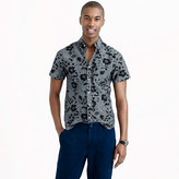 Thumbnail for your product : J.Crew Short-sleeve Japanese chambray shirt in indigo floral