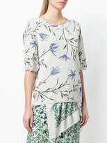 Thumbnail for your product : Christian Wijnants round neck shortsleeved jacquard knit top
