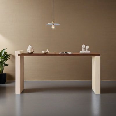 Hokku Designs Ancient style minimalist bar table