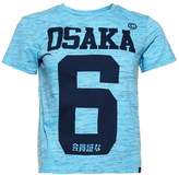 Superdry OSAKA Tshirt imprimé blue 