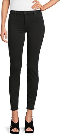 Stretch Denim Abby Mid Rise Ankle Skinny Jeans