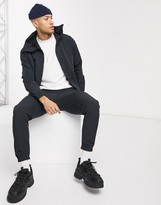 Thumbnail for your product : Bershka two-piece windbreaker jacket in black