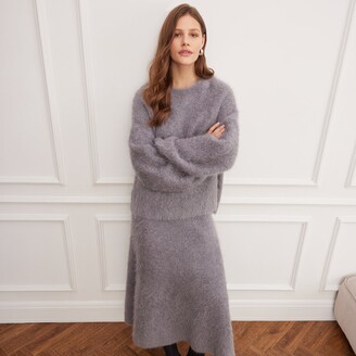 Fluffy Knit Sweater Special Guest kk