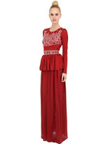 Thumbnail for your product : Ekaterina Kukhareva Lace Patterned Jacquard Dress