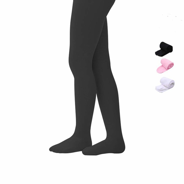 Amilia 3 Pairs Dance Tights School Uniform Tights Girls Kids Ballet