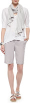 Thumbnail for your product : Eileen Fisher Twill Long Shorts, Petite