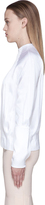 Thumbnail for your product : Hakaan White pleated Cretica blouse