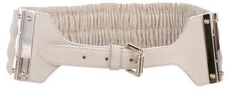 Etro Leather Ruched Belt w/ Tags