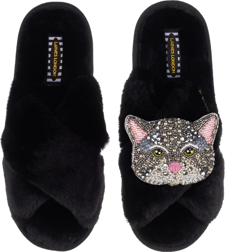 Womens Cat Slippers | ShopStyle