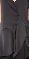 Thumbnail for your product : Halston Tiered Skirt Wrap Dress