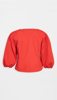 Thumbnail for your product : Tory Burch Cotton Puffed Sleeve Top