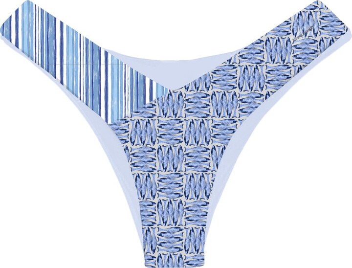 Blackbough Swim Blue Amber Cheeky Bottoms / Il Pesce