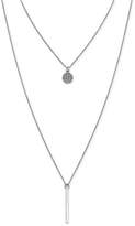 Thumbnail for your product : INC International Concepts Silver-Tone Pavandeacute; Double Layer Pendant Necklace, Created for Macy's