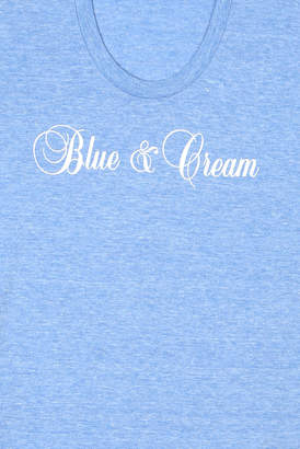 Blue & Cream Blue&Cream Script Crewneck Tee