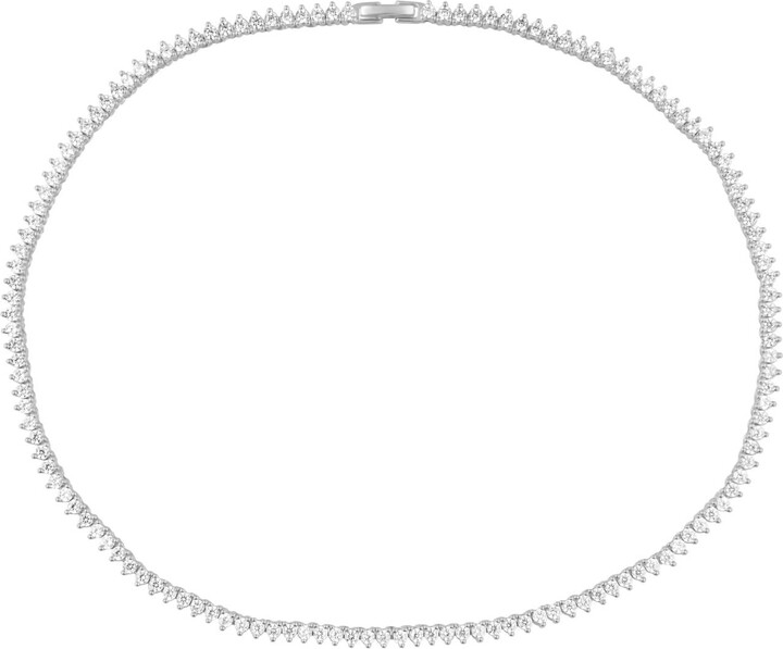 Sahira Jewelry Design Women's Melinda Tennis Necklace In Silver