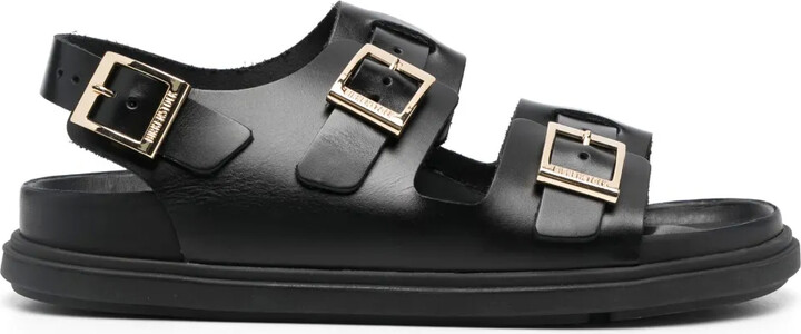 Birkenstock Cannes leather sandals - ShopStyle