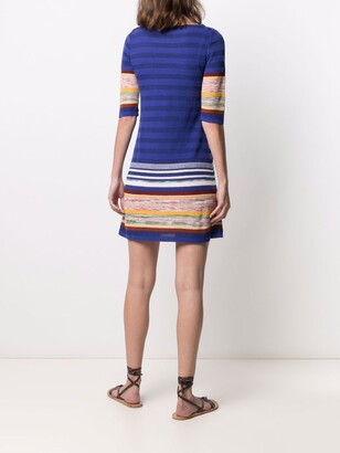 Missoni Striped-Knit Shift Dress