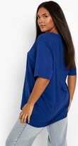 Thumbnail for your product : boohoo Plus Recycled Oversized T-Shirt