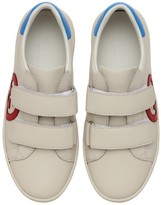 Thumbnail for your product : Gucci Leather Strap Sneakers