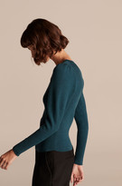 Thumbnail for your product : Rebecca Taylor Merino Wool U Neck Sweater