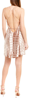 Mason by Michelle Mason Strappy Silk-Lined Mini Dress