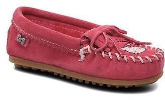 Minnetonka Kids's Hello Kitty Moc Rounded toe Loafers in Pink