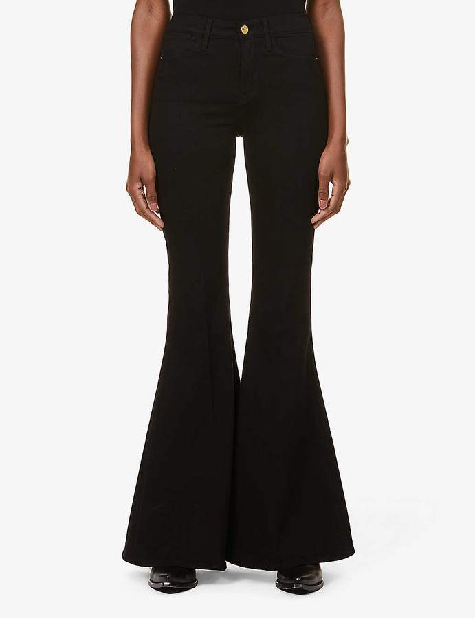 womens super flare jeans