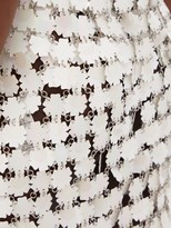 Thumbnail for your product : Paco Rabanne Flower-paillette Chainmail Skirt - White