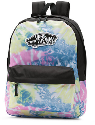 vans realm printed backpack