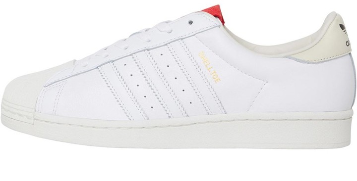 adidas shell toe all white mens