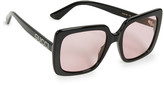 Thumbnail for your product : Gucci Acetate Square Sunglasses