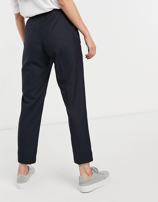 Won Hundred Cleo relaxed tailored pants in navy