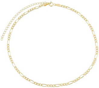 BY ADINA EDEN Figaro Chain Link Choker Necklace