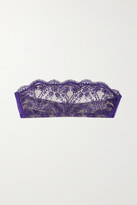 Thumbnail for your product : I.D. Sarrieri Embroidered Tulle Bandeau Bra