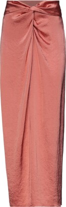 Nanushka Long Skirt Rust