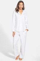 Thumbnail for your product : Eileen West 'Staccato' Brushed Twill Pajamas