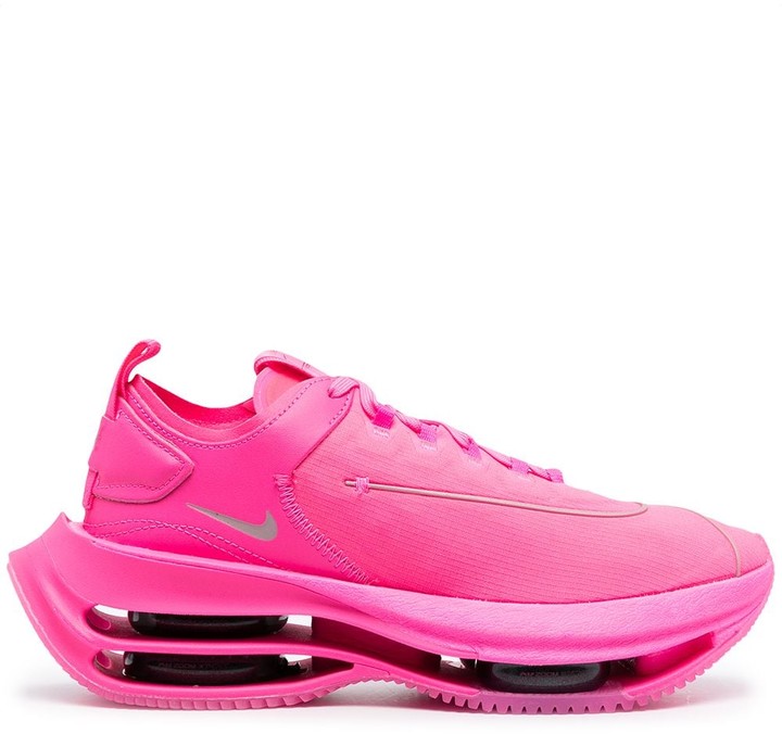 pink nike swoosh shoes
