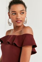 Thumbnail for your product : Oh My Love Waterlilly Off-The-Shoulder Ruffle Romper