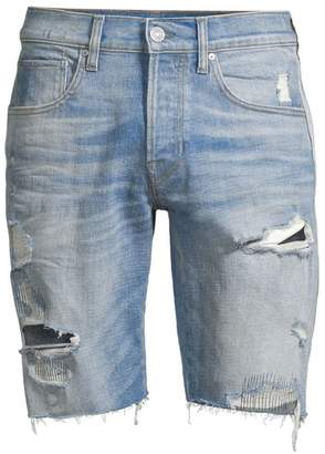 Hudson Jeans Blake Distressed Cutoff Denim Shorts