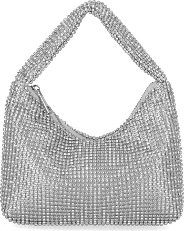 Jessica McClintock Ada Crystal Hobo Bag