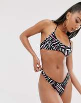 Thumbnail for your product : Pistol Panties Enya Disco Leopard Print Bikini Set With Skimpy Cut Bottoms