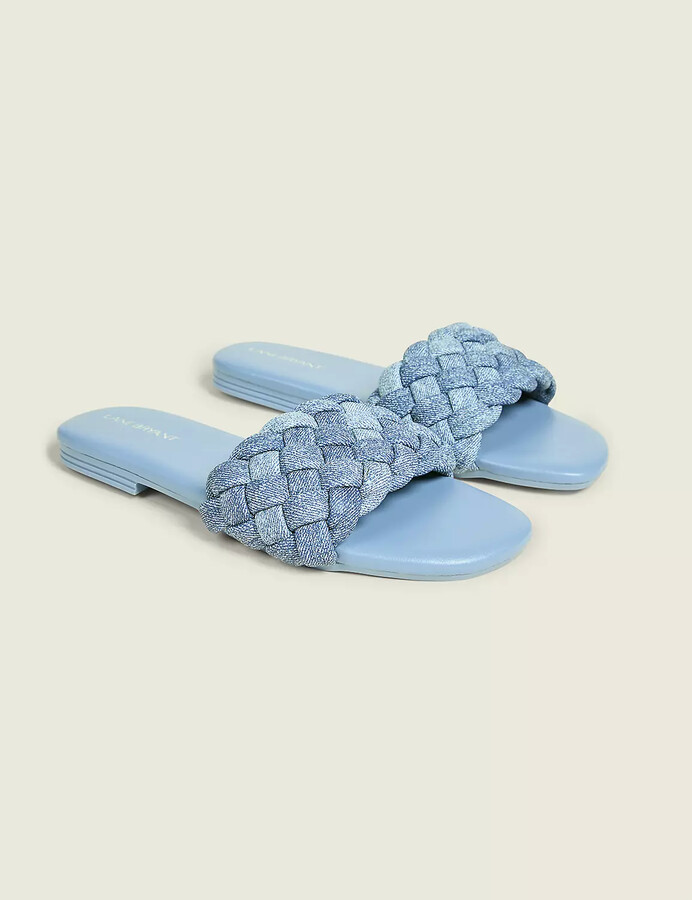 Dream Cloud Braided Faux-Leather Slide