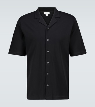 sunspel camp collar shirt