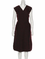 Thumbnail for your product : Yang Li Sleeveless Midi Dress Red