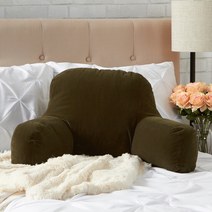 Greendale Home Fashions Sage Green Corduroy Microfiber Omaha Bed Rest Pillow