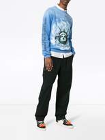 Thumbnail for your product : Off-White Liberty print crew neck cotton sweatshirt