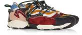 Thumbnail for your product : Carven Color Block Leather and Suede Sneakers