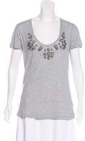 Thumbnail for your product : Burberry Embellished Scoop Neck T-Shirt