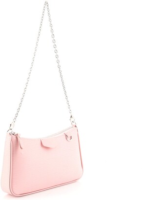 lv easy pouch on strap pink