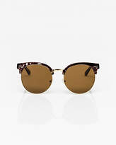 Thumbnail for your product : Le Château Tortoise Mirrored Sunglasses